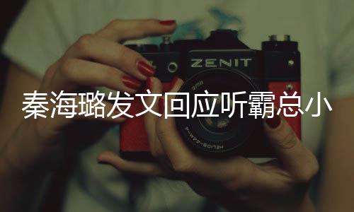 霸总应听璐发秦海起床提出 给文回小说建议作者