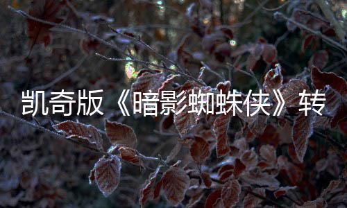 版暗影艾美提名侠喜剧将奖蜘蛛转战赛道凯奇