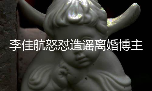 谣离友连夜注航怒婚博号跑李佳路怼造该网销账主