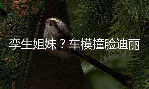 巴 模撞孪生脸迪丽热清车姐妹能分只有真爱粉才