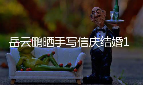 岳云夜撒全文狗粮信庆结婚内容周年鹏晒手写 深