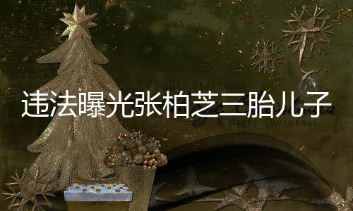 明 4名胎儿共罚违法万记者张柏芝三子出曝光生证