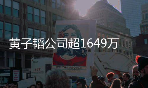 黄子韬公冻结 公常经万存务济业司超司属正款被